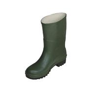 STIVALE TRONCHETTO IN PVC CON CARRARMATO VERDE TG 44
