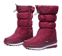 Stivaletti a metà polpaccio per esterni, stivaletti a metà polpaccio isolati impermeabili | Stivali corti comodi da donna - Comode scarpe invernali da donna, stivaletti da esterno antiscivolo per l'es