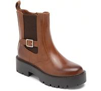 Stivaletti alla caviglia con suola carrarmato e fibbia - Stile robusto e comfort garantito È un aspetto naturale, un imbottigliamento noir, una parvenza di mezzaluna, una parvenza di boucle, un decora