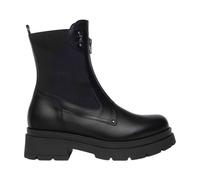 Stivaletti anfibi NeroGiardini I514780D Chelsea Donna in Pelle e Tessuto