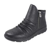 Stivaletti Casual Rieker-TEX In Pelle Con Zip Su Due Lati Z0056