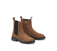 Stivaletti cerniere ed elastici in pelle Marrone 32