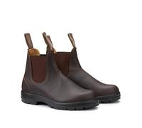 Stivaletti Chelsea in pelle 550 Marrone 44