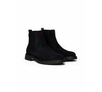 Tommy Hilfiger Uomo Stivaletti Chelsea Comfort in Pelle Scamosciata, Blu (Desert Sky), 41