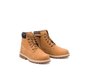 Stivaletti con lacci e zip COURMA KID MID LACE Giallo 31