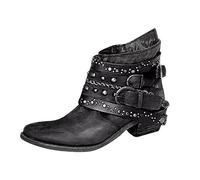 Stivaletti da donna da cowboy, invernali, per le mezze stagioni, taglia