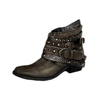Stivaletti da donna da cowboy, invernali, per le mezze stagioni, taglia