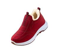 Stivaletti da donna invernali foderati - Stivali da neve impermeabili stivali invernali comodi antiscivolo scarpe invernali larghi piedi sneaker Plush stivali termici per attività all'aria aperta
