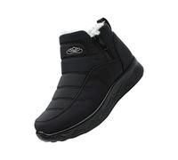 Stivaletti da uomo e da donna in pelle, stivali corti piatti, stivali impermeabili, comodi, antiscivolo, scarpe ortopediche leggere, slip-on larghe, scarpe da giardino, biker, stivali da pioggia
