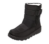 Stivaletti da Uomo Imbottiti - Stivali Tattici da Uomo Impermeabile Antiscivolo Stivali Sicurezza Lavoro con Cerniera Laterale Scarpe Invernali da Uomo Foderate Caldi Comode Antiscivolo