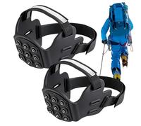 Stivaletti di ghiaccio per stivali,1 paio di cramponi con strisce riflettenti | Spike da passeggio con impugnatura per ghiaccio per tutte le scarpe - Avventura sportiva all'aria aperta come camminare