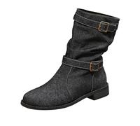Stivaletti Donna con Tacco Stivaletto Donna Estivo con Zeppa Interna Stivaletti Donna estive Colore Nero Ciabatte Stitch Donna Ciabatte riscaldate Ciabatte Bambina Mare 34 Ciabatte Bianche