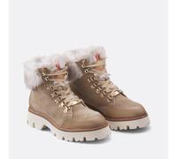 Stivaletti foderati in pelle Zamy Beige 36