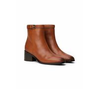 Tommy Hilfiger Donna Stivaletti Buckle Riding Mid Heel in Pelle, Marrone (Cinnamon Bark), 37