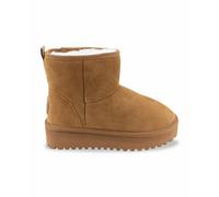 Stivaletti in pelle imbottiti con platform Chilltop Marrone 40