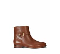 Stivaletti in pelle liscia Brooke Marrone 38