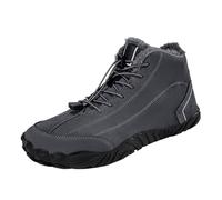 Stivaletti invernali con fodera in pile elastica a gambo medio per un comfort ottimale nelle stagioni fredde, grigio., 42 EU