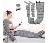 Stivaletti massaggianti per gambe, terapia della pressione per una migliore circolazione, design a 6 cavità per piede, braccia, gambe, recupero e rilassamento della vita