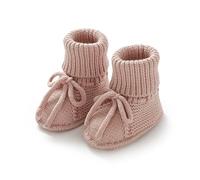 Stivaletti Neonato Neonato Calzino Scarpe Lavoro A Maglia Crochet Ragazzo E Ragazza Scarpe Accoglienti Bambino, Rosso anguria, 0-3 mesi