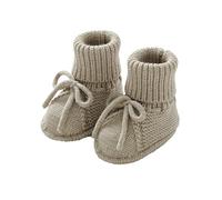 Stivaletti Neonato Neonato Calzino Scarpe Lavoro A Maglia Crochet Ragazzo E Ragazza Scarpe Accoglienti Bambino, Grigio, 0-3 mesi