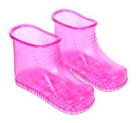 Stivaletti Pedicure da 1500ml in Pvc, 1 Paio per Bagno | Antiscivolo, Facile da Pulire, Design per Massaggio della Pianta, Spazio Capiente, Uso Bagno e Outdoor Stile Casuale