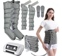 Stivaletti per il drenaggio linfatico, sistema di recupero per gambe e braccia con 6 cavità, pressoterapia per il recupero della vita, per alleviare il dolore e migliorare la circolazione.