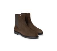 Stivaletti piatti in pelle scamosciata Marrone 39