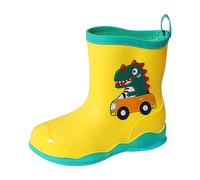Stivaletti Pioggia Bambino Bambina Leggeri Comodi Ragazze Ragazzi Antiscivolo Gomma PVC Impermeabile Stivali da Pioggia Cartoon Bambini 2-11 Anni