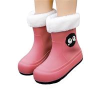 Stivaletti Pioggia Bambino,Stivaletti Bambini e Ragazzi Stivali Colorati Bambino Bambina Leggeri Classici Comodi Impermeabili Scarpe a Piedi Nudi per Studenti della Scuola elementare