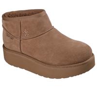 Stivaletti Skechers Keep Cozy da Donna Marrone con Memory Foam in Camoscio Nuovo