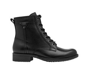 Stivaletti stringati piatti Nero 39
