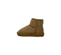 Grunland Crom PO1633 mini boot stivaletto soft in tessuto e pelliccia sintetica Cuoio (numeric_29)