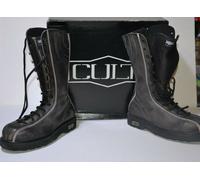 Stivaletto cult medio opaco grigio/nero CLB62060H98 chiusura laccio