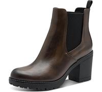 Stivaletto Marco Tozzi con gomma Tronchetto donna con tacco comodo a blocco e...