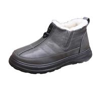 Stivaletto Uomo Invernale Comode Classico Scarpe Da Neve Imbottiti Caldo Stivaletti Doposci Lavoro Leggere Morbidi Stivali Antiscivolo Impermeabili Passeggio Offerta Pelo Scarponcini Stivali Da Sci