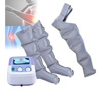 Stivali a compressione d'aria per la circolazione del linfedema, massaggiatore pneumatico per gambe, dispositivo per alleviare il dolore, gonfiore e rilassamento