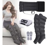 Stivali a compressione per gambe 4/6 cavità, compressione elettrica ad aria, massaggio per gambe con drenaggio linfatico per dolore e circolazione, pressoterapia per rilassare i muscoli, tra