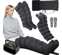 Stivali a compressione Recovery System, massaggiatore elettrico per gambe a compressione d'aria, macchina per massaggio rilassante a piedi, polpacci e cosce, massaggiatori per gambe per dolo