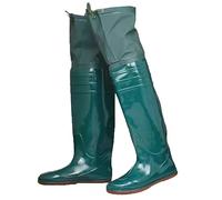 Stivali A Coscia da Pesca Stivali da trampoliere in PVC Alti 60 cm, Adatti for la Pesca all'aperto, la Caccia, l'industria acquatica, Il Lavaggio dell'auto (Color : Green, Size : 37 EU)