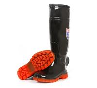 Stivali A Coscia Da Pesca Trampolieri invernali da 45 cm caldi al ginocchio, con suole in gomma resistenti all'usura, stivali da pesca in PVC (Color : Black, Size : 43 EU)