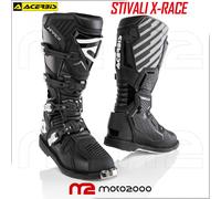 STIVALI ACER ROSS ENDURO X-RACE CON SNODO SUOLA VIBRAM NERO TAGLIA 44