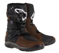 Stivali Moto Alpinestars Belize Drystar Impermeabili Marrone Nero