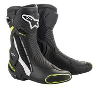 Stivali Alpinestars SMX S-MX Plus V2 neri/fluo per moto da corsa e sport