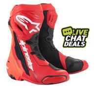 Stivali Alpinestars Supertech R - rosso brillante/rosso Flo (ultima versione)