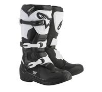 Stivali Alpinestars Tech 3 Motocross Enduro Nero/Bianco Taglia 08 (42)