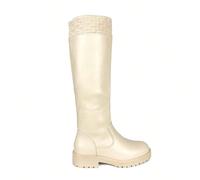 Stivali alti da donna con tacco basso e spesso, punta tonda e chiusura laterale, comodi da indossare tutti i giorni, al lavoro e in vacanza in autunno e inverno. EUR36,EUR37,EUR38,EUR39,EUR40,EUR41Col