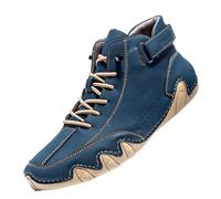 Stivali alti da uomo antiscivolo in pelle traspirante antiscivolo casual scarpe a piedi nudi chic stivali chukka leggeri impermeabili all'aperto escursionismo trekking scarpe ortopediche per