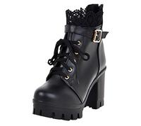 Stivali Alti Donna Scarpe da Donna Stivali Estivi Donna Traforati Morbidi Bassi Stivali Uomo Fashion Stivali Stivaletti Sandali Scarpe da Corsa Donna Offerta Nero-D 26.99