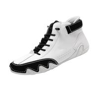 Stivali alti unisex, realizzati a mano, in morbida pelle, per esterni, minimalisti, casual, traspiranti, antiscivolo, leggeri, comodi, per escursionismo, guida, impermeabili, per il tempo libero, Nero