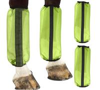 Stivali Antimosche Per - Leggings Elastici Equini | Fasce Per Gambe In Rete Da 4 Pezzi Per Equini | Per Affluenza Alle Urne Competizione Stabile Allenamento Sportivo Ranch Fattoria Comfort Ese